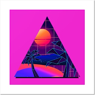 80s Triangle Posters and Art